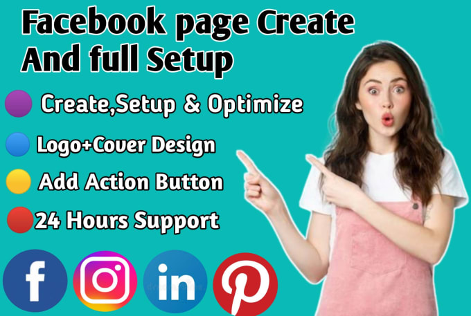 Gig Preview - Facebook business page create and setup properly