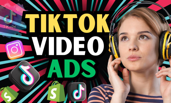 Gig Preview - Create tiktok video ads, dropshipping tiktok ads, tiktok video, shopify ads