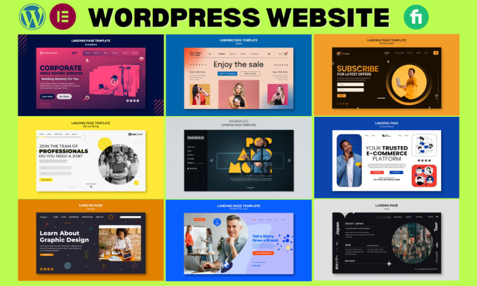 Gig Preview - Create a responsive business wordpress website or web design