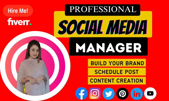 Gig Preview - Be your social media marketing manager content creator or personal assistant