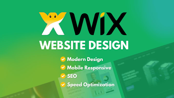 Gig Preview - Design wix website, redesign wix website