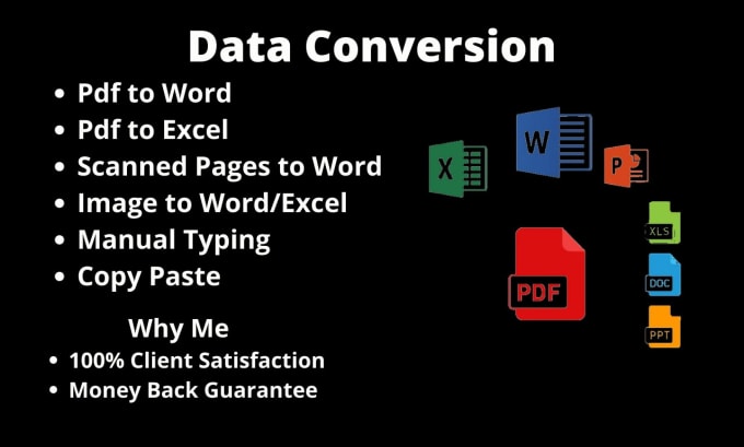 Gig Preview - Do fast typing and data conversion as a pro typist