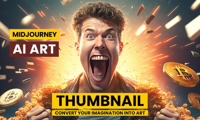 Bestseller - create stunning ai youtube thumbnails with midjourney