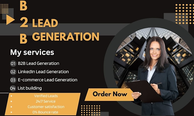 Gig Preview - Do b2b lead generation for your business