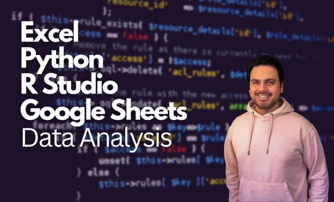 Gig Preview - Write code, formulas and macros in excel, google sheets, r, python, data expert