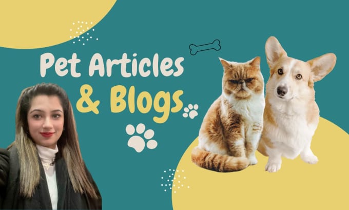 Gig Preview - Write high quality cat and dog articles or pet blog