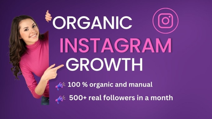 Gig Preview - Do instagram marketing for super fast organic instagram growth