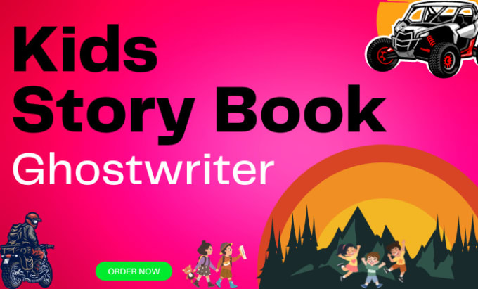 Gig Preview - Ghostwrite engaging kid story book, children book, short stories, ebook writing