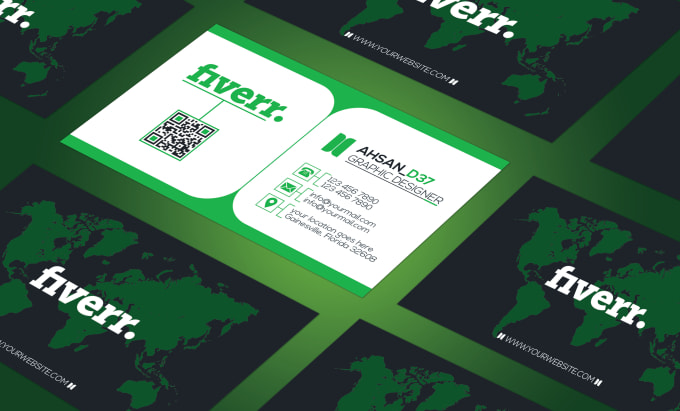 Gig Preview - Design a trendy business card in 10 hours