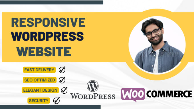 Gig Preview - Build responsive, seo optimized wordpress website