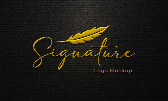 Gig Preview - Design signature, business or company, minimalist logo design