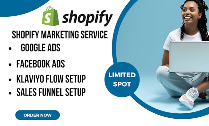 Gig Preview - Facebook ads , google ads, klaviyo sales funnel for shopify ecommerce marketing