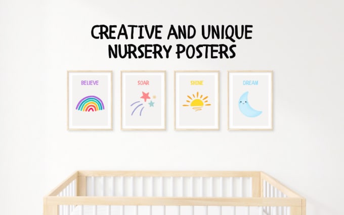 Gig Preview - Create educational nursery posters for you or your etsy shop