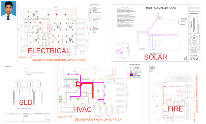 Gig Preview - Drawing design electrical and drafting 2d auto cad plan