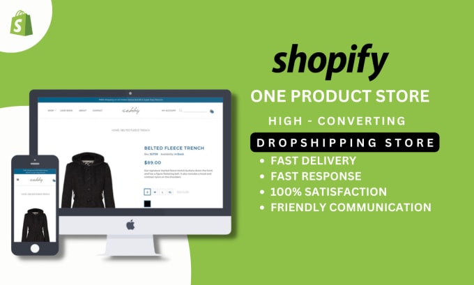 Gig Preview - Do automated shopify dropshipping store, with shopify payment integration