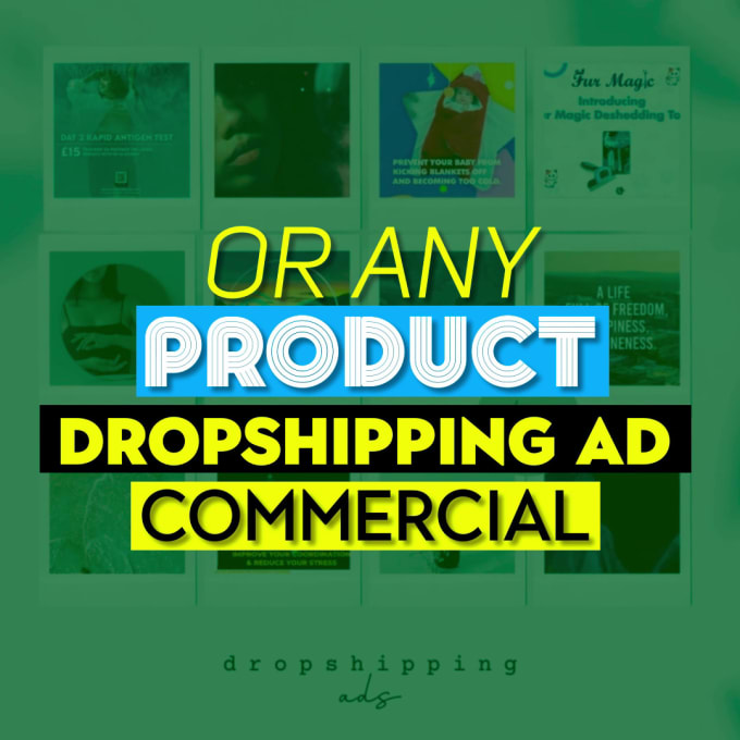 Gig Preview - Make viral dropshipping video ads for facebook and tik tok