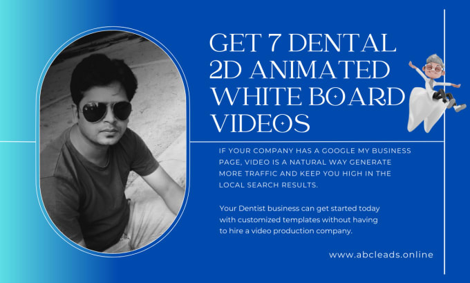 Gig Preview - Do whiteboard promotional videos with a voiceover  for dentists