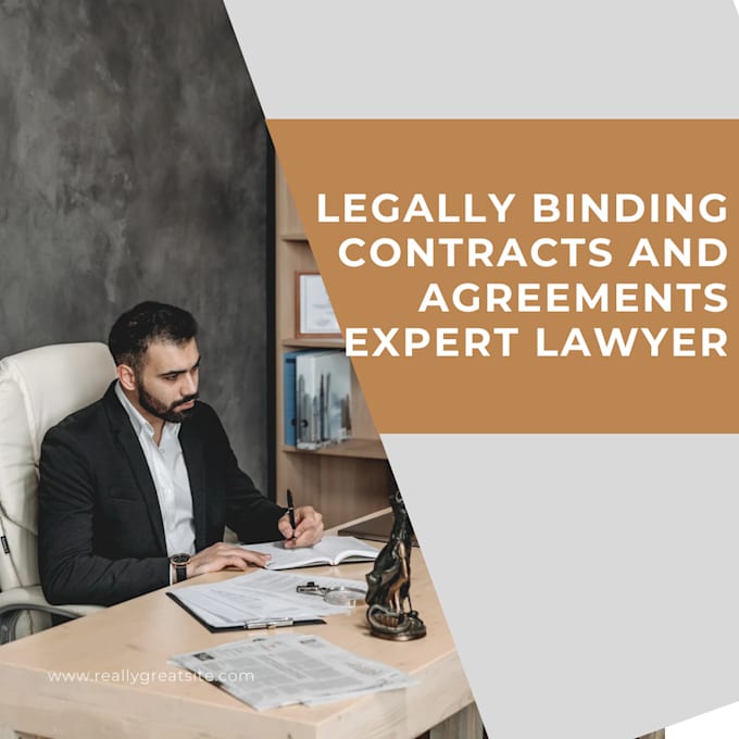 Gig Preview - Be your online lawyer for contracts and agreement