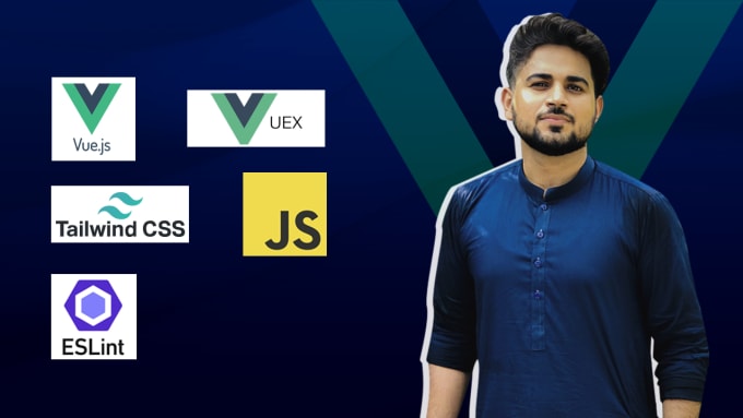 Gig Preview - Create a website using nuxt,vuetify and vue js