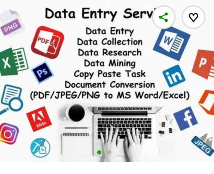 Bestseller - do data entry, copy paste and excel data entry work for you