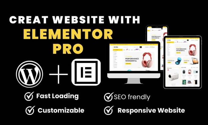 Bestseller - design and develop your wordpress website with elementor pro and astra pro