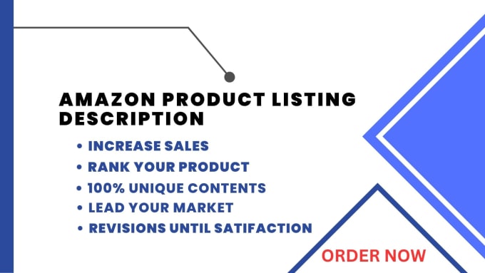 Gig Preview - Do amazon product description and amazon product copywriting