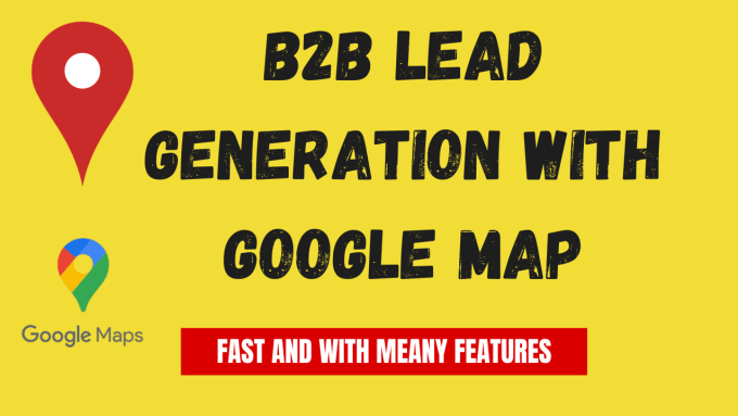 Gig Preview - Do b2b lead generation, email address by google map scraping