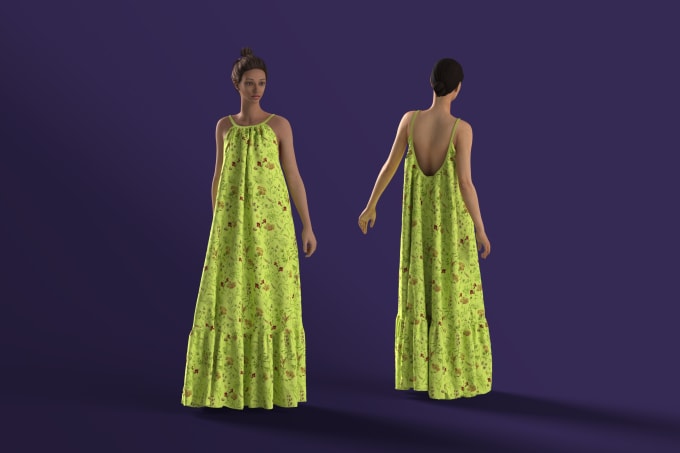 Gig Preview - Make  3d fashion designs and patterns