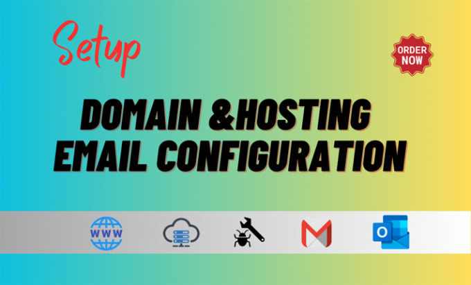 Gig Preview - Expertly domain hosting setup with email configuration