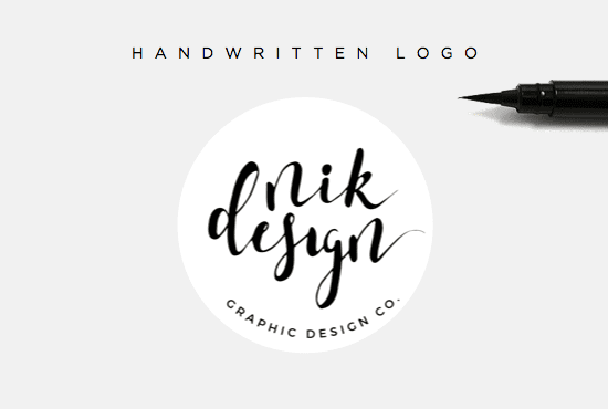 Gig Preview - Make a handwritten brush pen logo