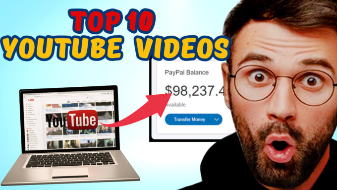 Gig Preview - Create youtube top 10 videos, faceless cash cow videos, and top 10 editing