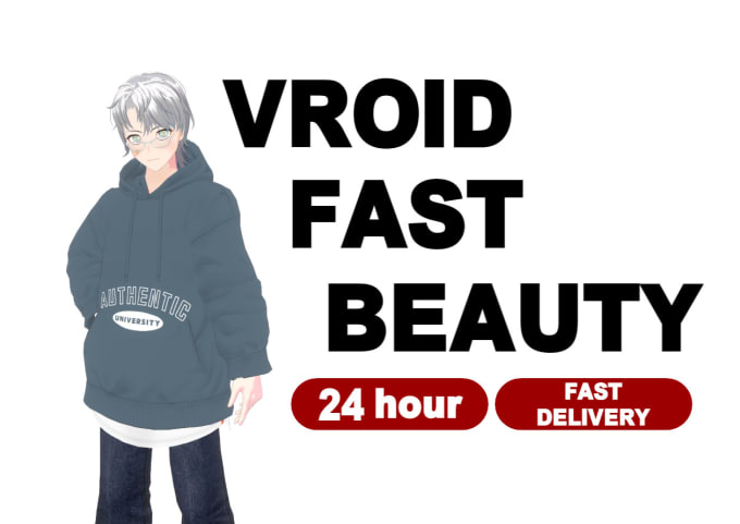 Gig Preview - Create your 3d vtuber model in vroid very fast