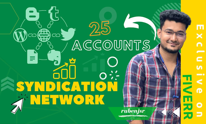 Gig Preview - Create 25 social media syndication account with optimization