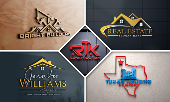 Gig Preview - Do real estate, property, and construction business logo design