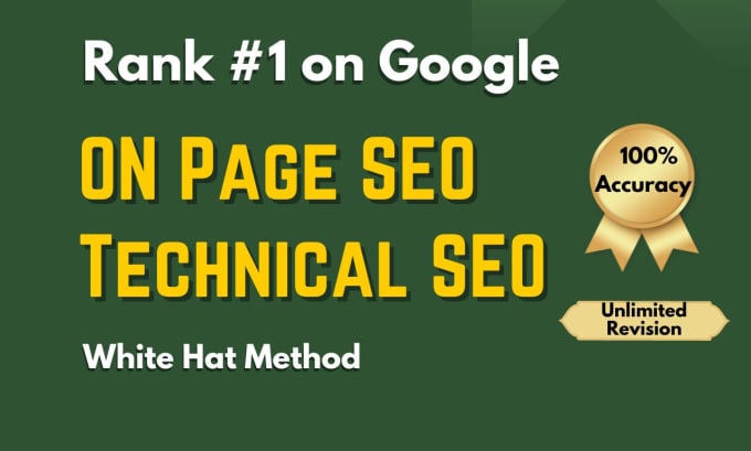 Gig Preview - Do onpage SEO and technical optimization of your website