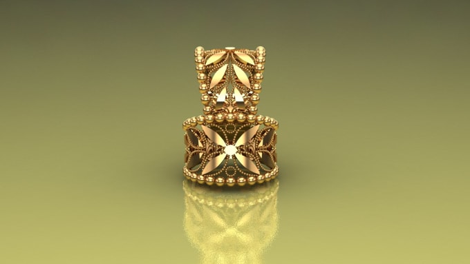 Gig Preview - Design 3d jewelry cad for jewelry 360 rendering