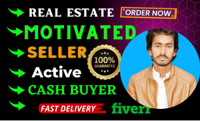 Gig Preview - Do real estate active cash buyers and motivated sellers leads and cold calling