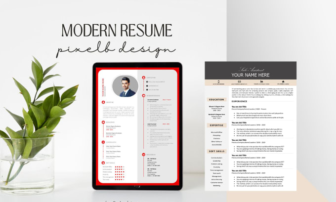 Gig Preview - Design modern resume and cover letter