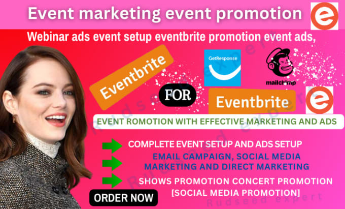 Gig Preview - Event promotion, event promotion, concert and webinar ads, eventbrite ads