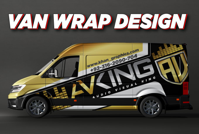 Gig Preview - Do amazing van wrap design, vehicle wrap design, truck wrap design, trailer wrap