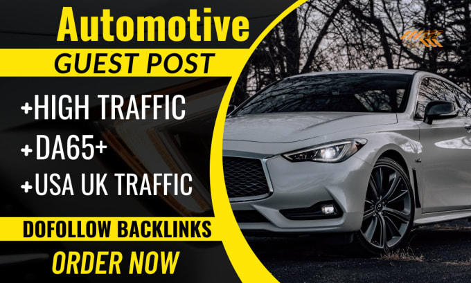 Gig Preview - Write and publish automotive guest post, auto guest post