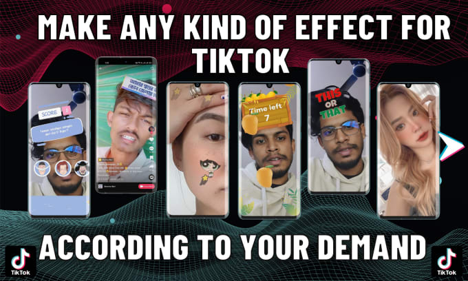 Gig Preview - Create premium tiktok filter for your account