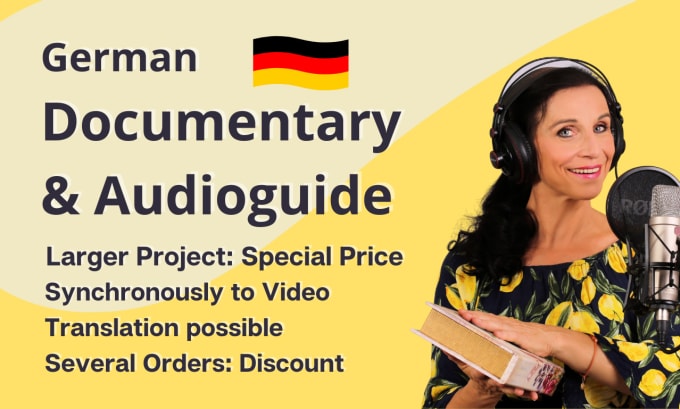 Gig Preview - Speak your documentary professionally with my warm voice