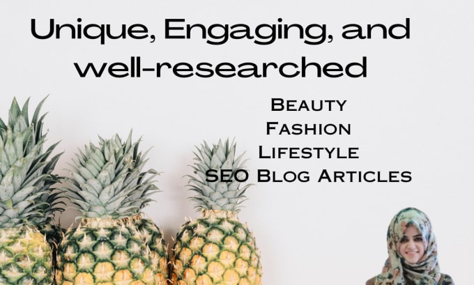 Gig Preview - Write beauty and lifestyle blog articles