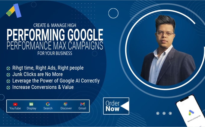 Gig Preview - Create and manage google performance max ads campaigns for maximum ROI