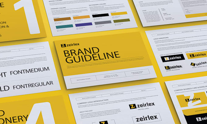 Gig Preview - Do brand guidelines, style guide or a brand guide