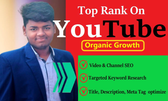 Gig Preview - Do your youtube video SEO services and best keyword research for top ranking