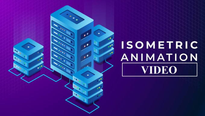 Gig Preview - Make professional isometric animation, isometric character, isometric explainer