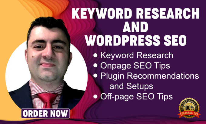 Gig Preview - Do keyword research for your wordpress site and provide tips