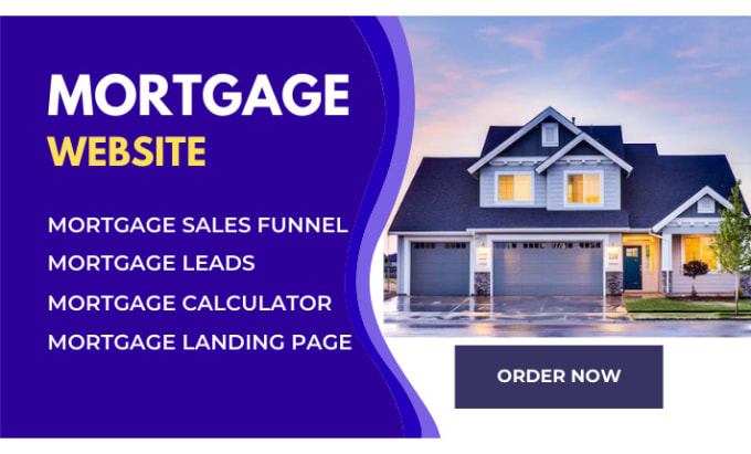 Gig Preview - Redesign, design SEO friendly mortgage website, funnel with mortgage calculator